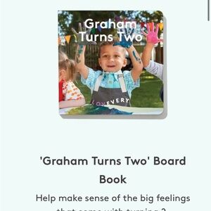 Lovevery 'Graham Turns Two' Board Book